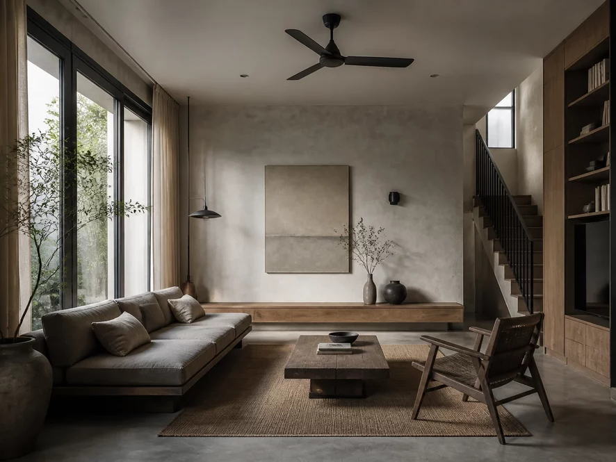 Nội thất phòng bếp 20m2 phong cách công nghiệp