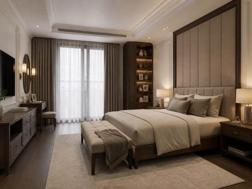 Bố trí phòng bếp 25m2 theo phong cách hiện đại