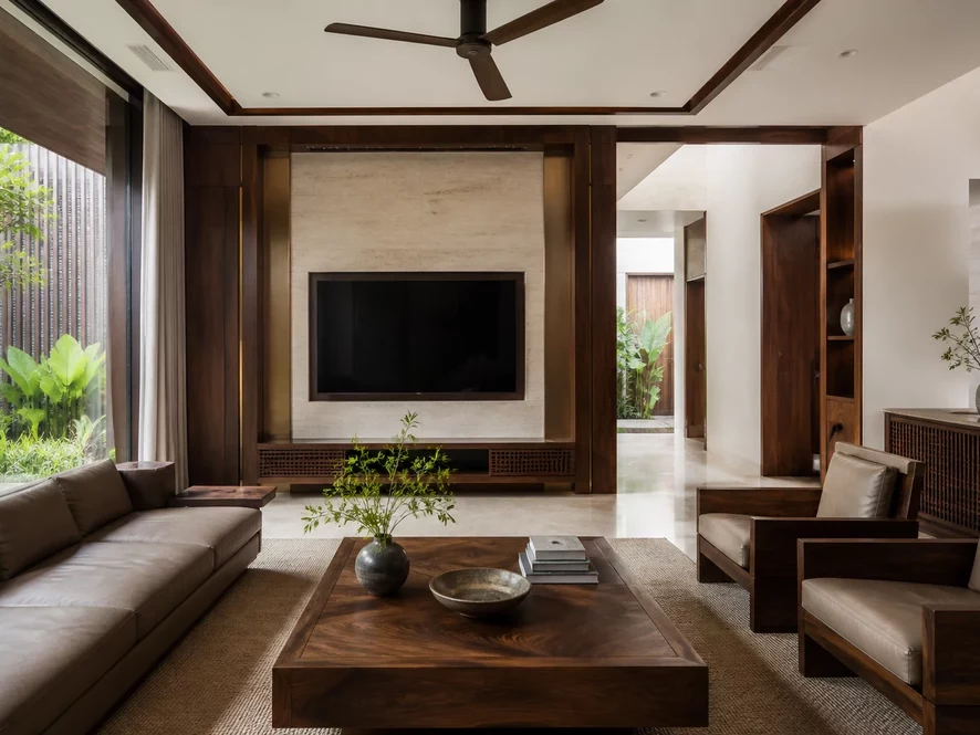 Phong cách hiện đại sang trọng nội thất phòng khách 20m2