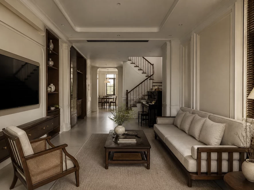 Quá trình lắp đặt nội thất phòng khách 20m2 hoàn thiện