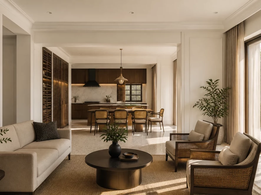 Bố trí nội thất phòng khách 25m2 thông minh và khoa học