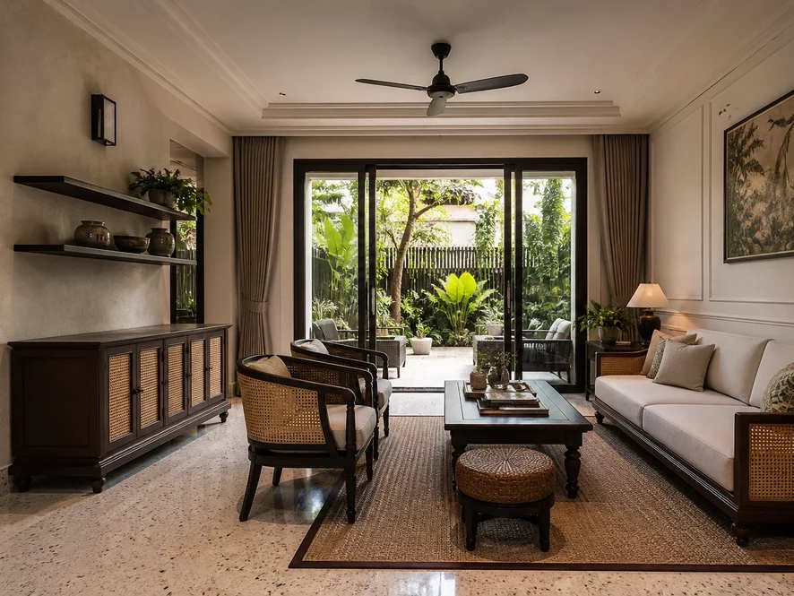 Mẫu phòng khách 30m2 đẹp