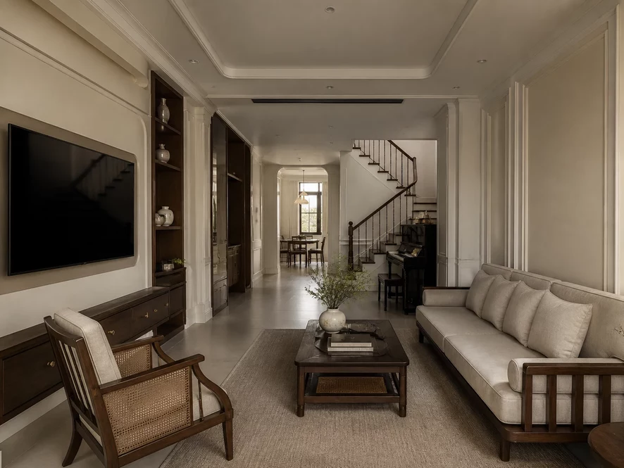 Phong cách Bắc Âu nội thất phòng khách 30m2