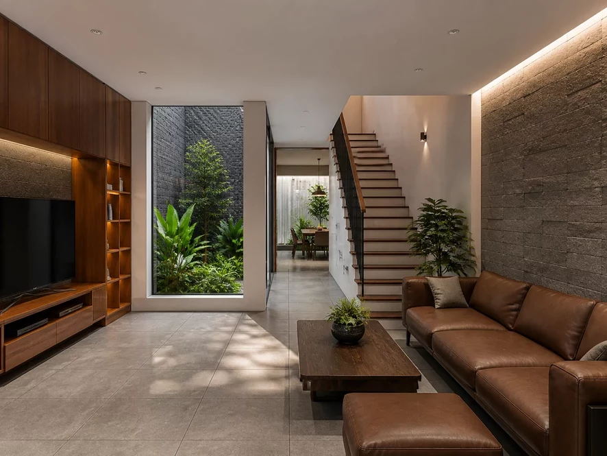 Phong cách thiết kế nội thất phòng khách 30m2