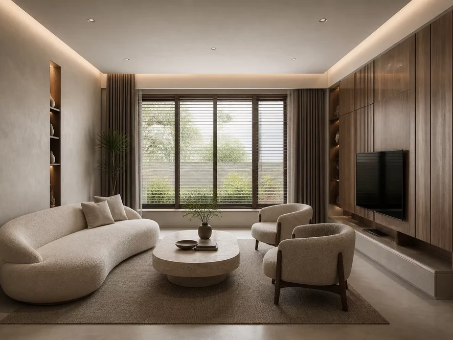 Thiết kế phòng tắm hiện đại sang trọng cho nội thất phòng khách 40m2
