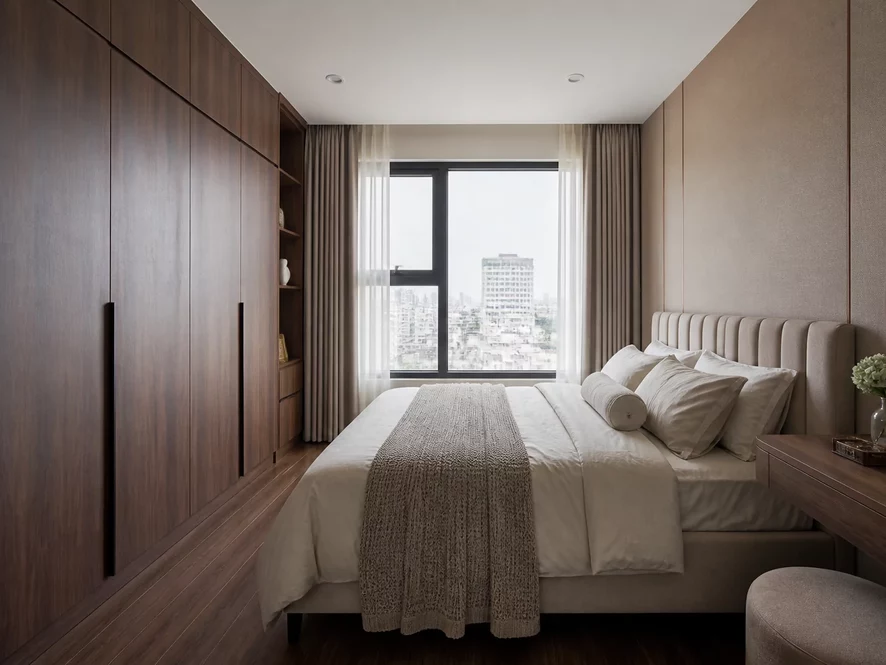 Bố trí nội thất phòng ngủ 10m2 thông minh