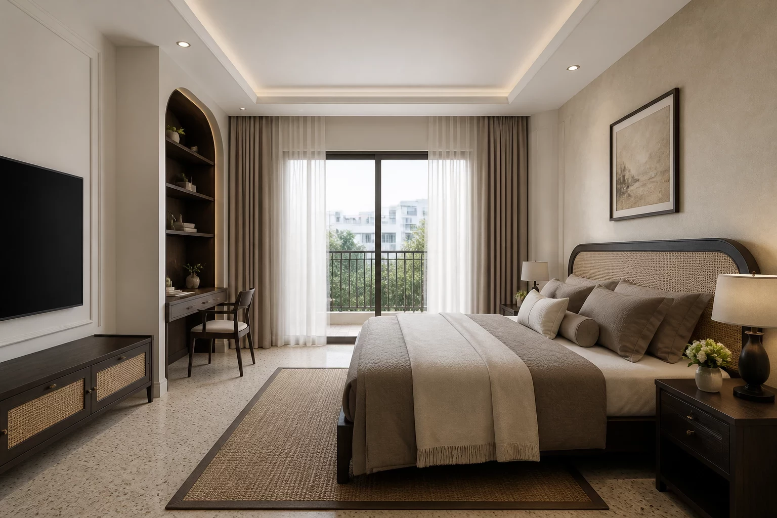 Đơn vị thiết kế nội thất phòng ngủ 15m2 uy tín tại TP.HCM