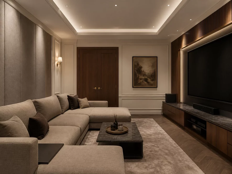 Khu vực sinh hoạt chung trong nội thất phòng ngủ 16m2