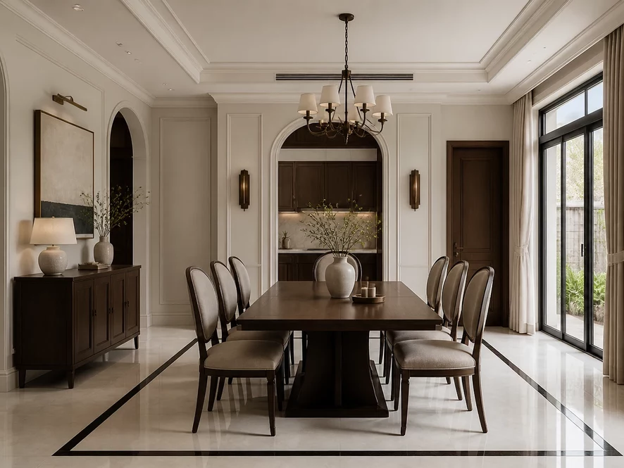 Phòng tắm khép kín trong mẫu nội thất phòng ngủ 16m2