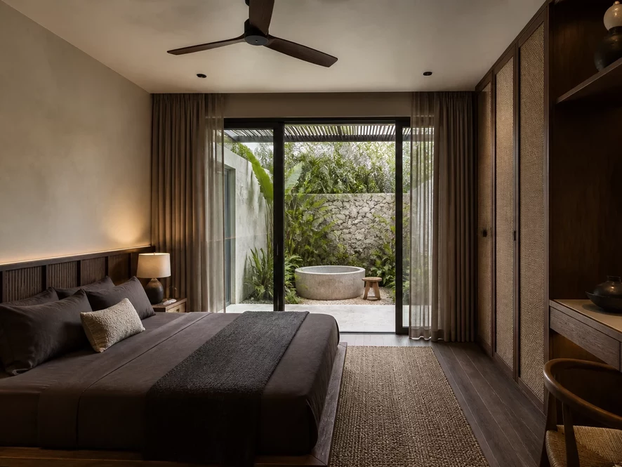 Phong cách Bắc Âu ấm áp và lãng mạn cho phòng ngủ 30m2