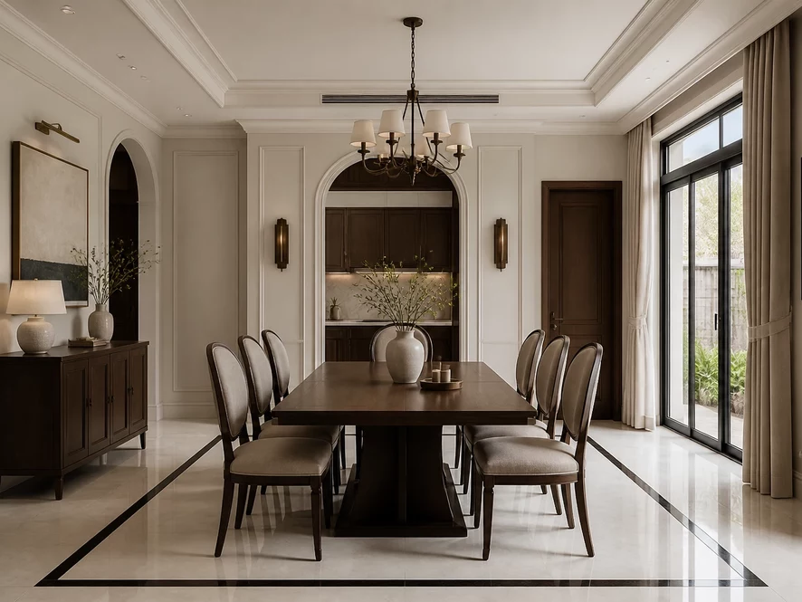 Phòng tắm tối ưu không gian trong nội thất phòng ngủ 30m2