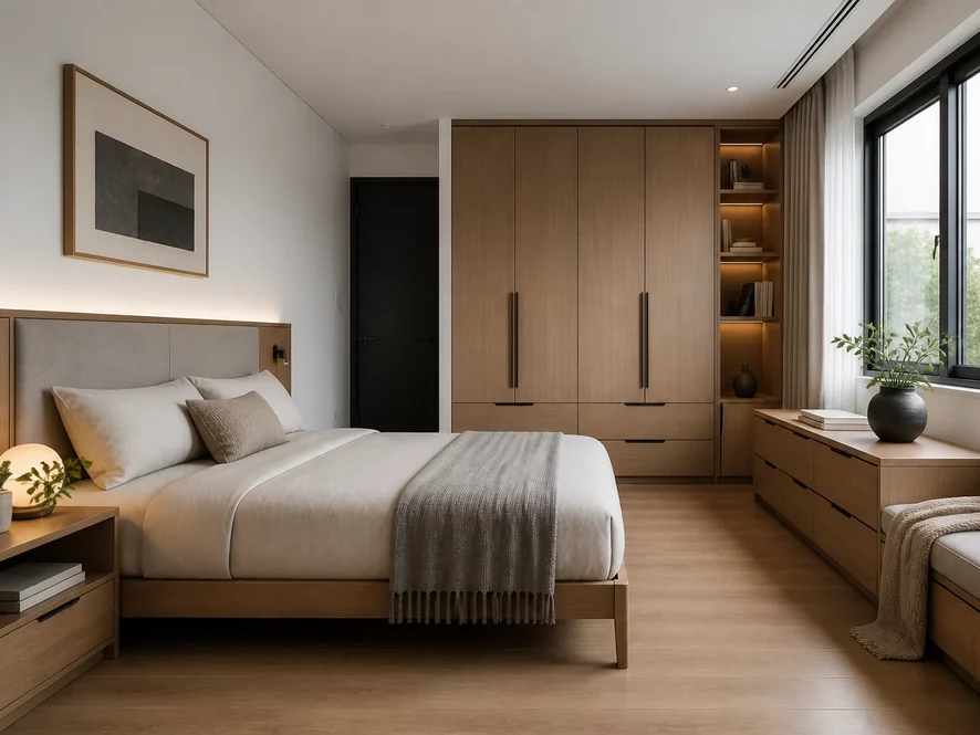 Vật liệu phù hợp cho nội thất phòng ngủ 9m2 bền đẹp