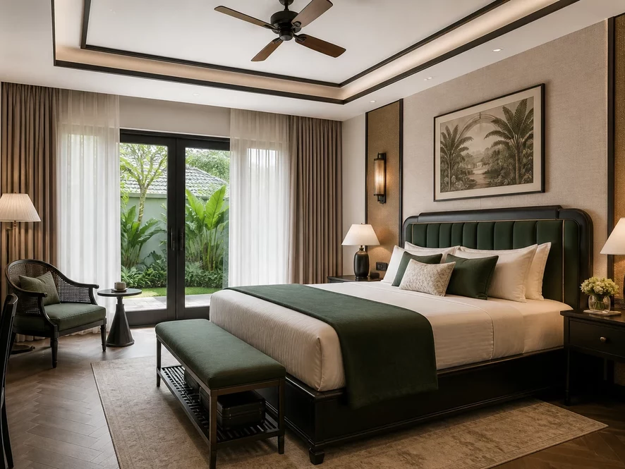 Vật liệu thông minh cho nội thất phòng ngủ 9m2