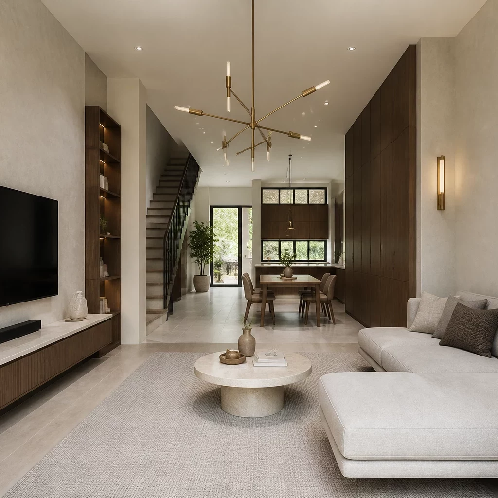 Nhà bếp đẹp đơn giản phong cách Tối giản Minimalism