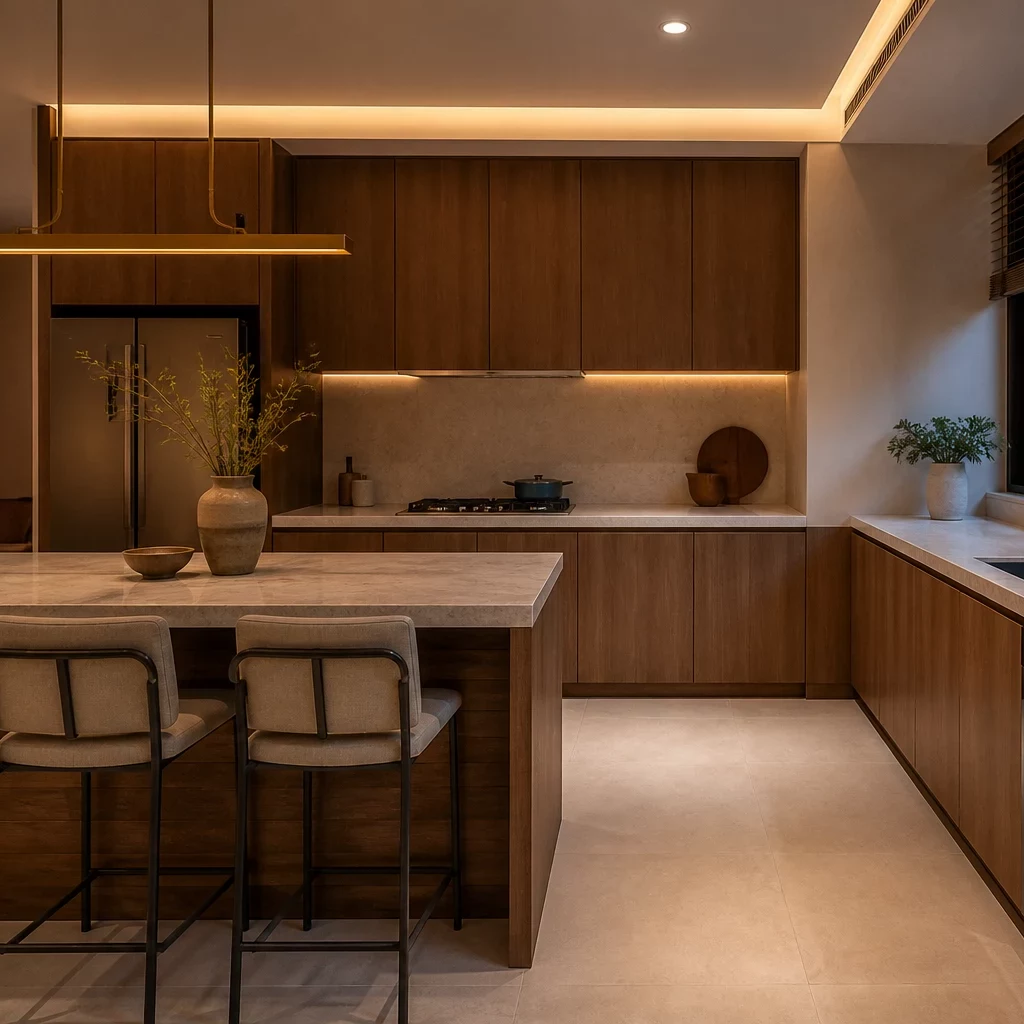 Thiết kế bếp đơn giản phong cách Bắc Âu