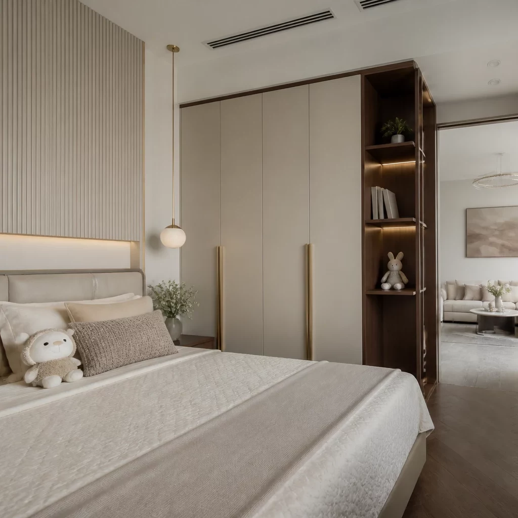 Thi công phòng bếp đẹp đơn giản hiện đại