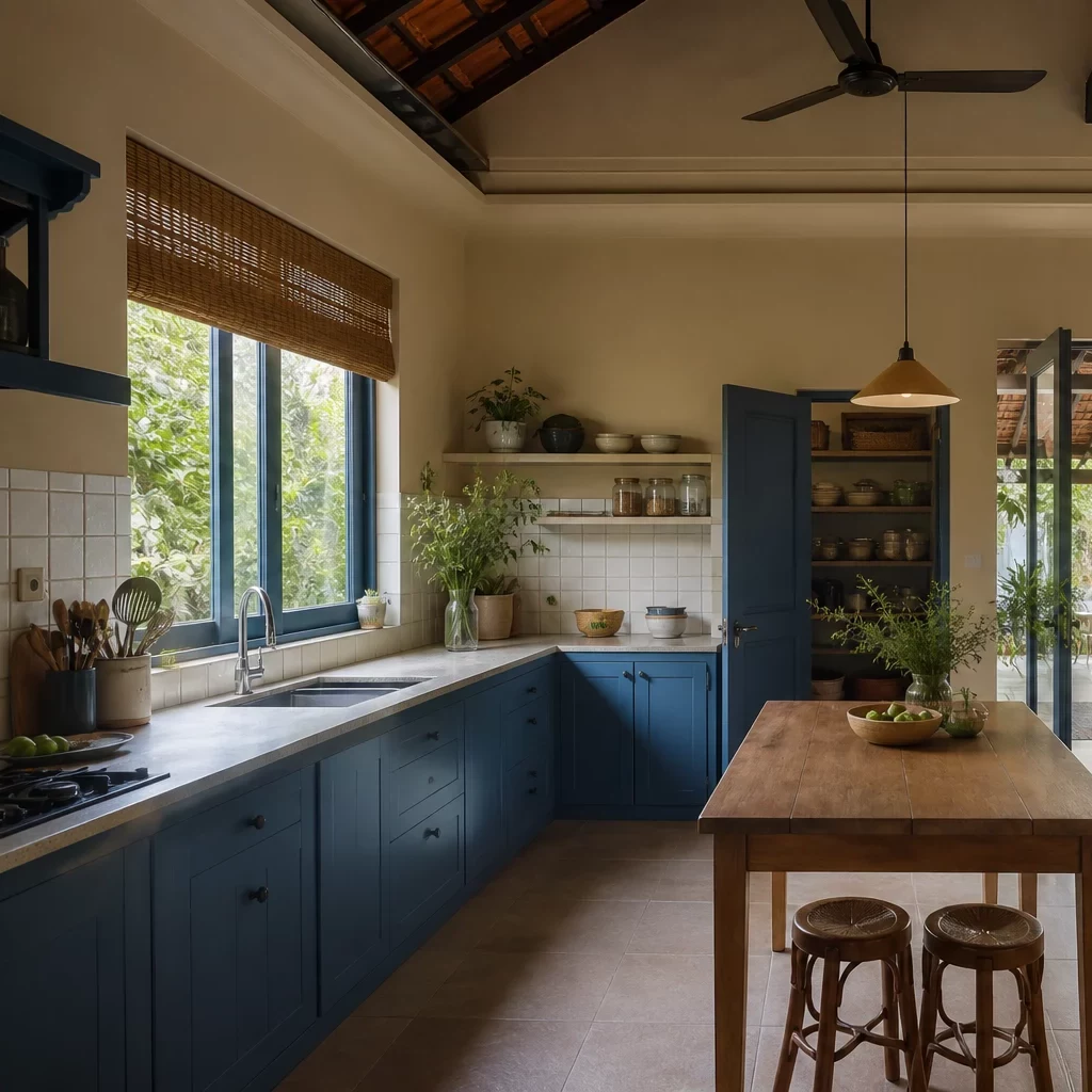 Nhà bếp đẹp đơn giản truyền thống nhà cấp 4