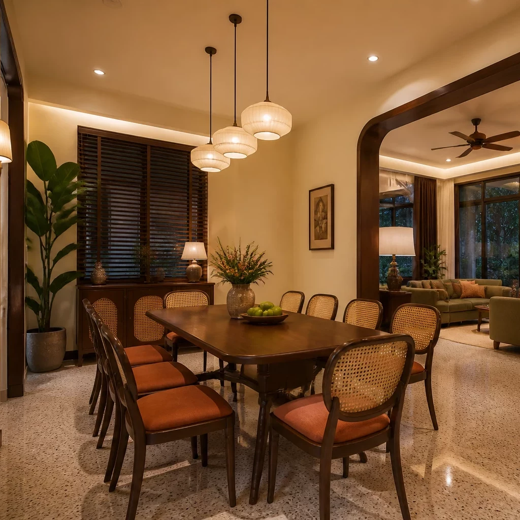Mẫu phòng bếp hiện đại phong cách vintage sang trọng