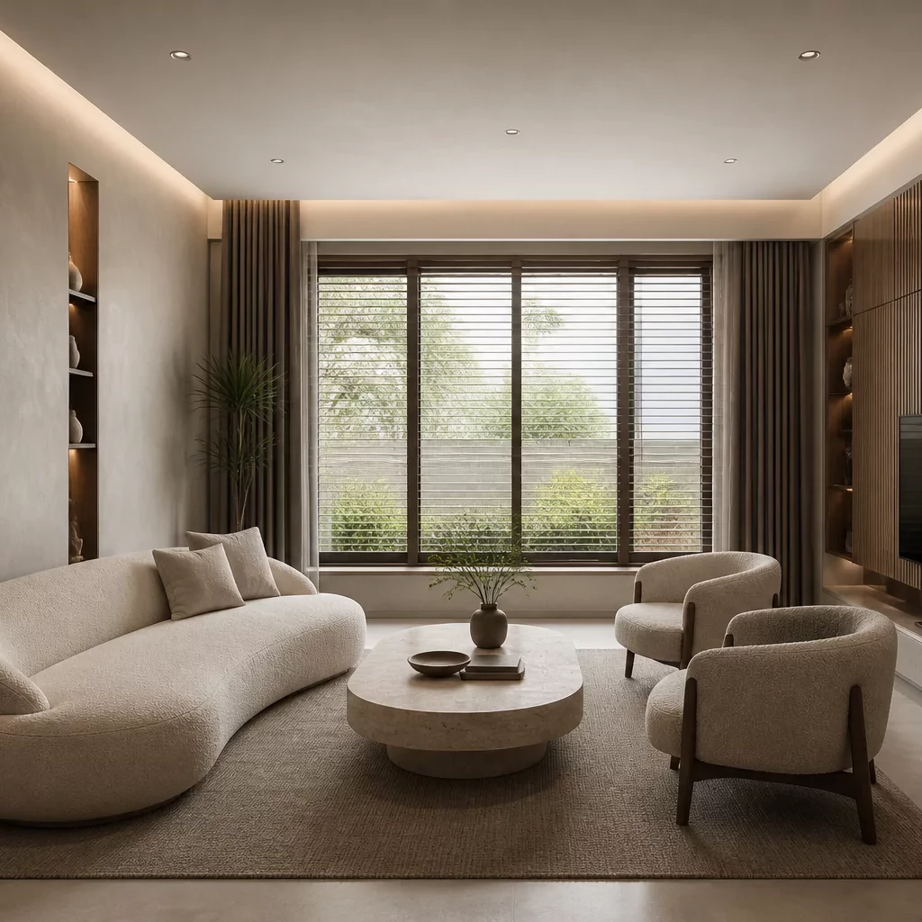 Phong cách nội thất chung cư: phòng ăn sang trọng với ánh sáng tự nhiên.