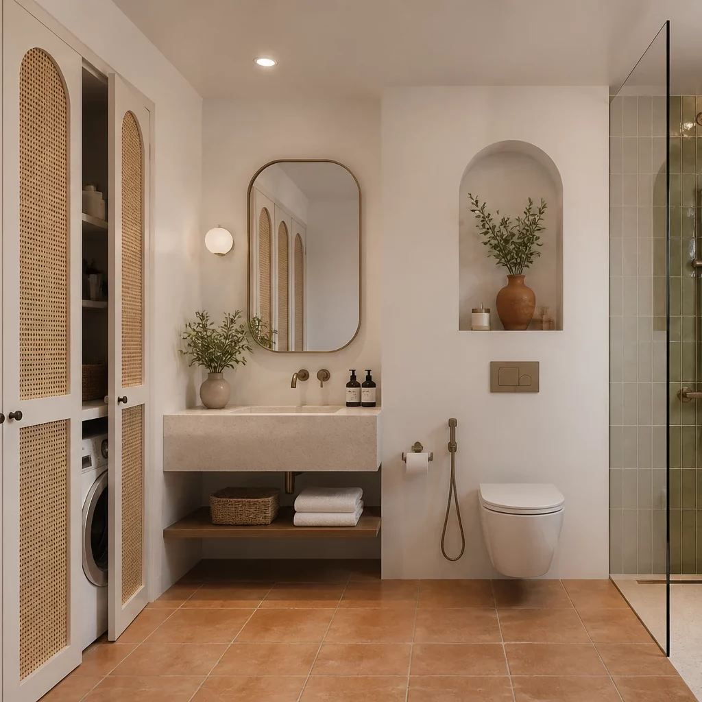 Phong cách thiết kế nội thất chung cư hiện đại tối giản gam màu trung tính