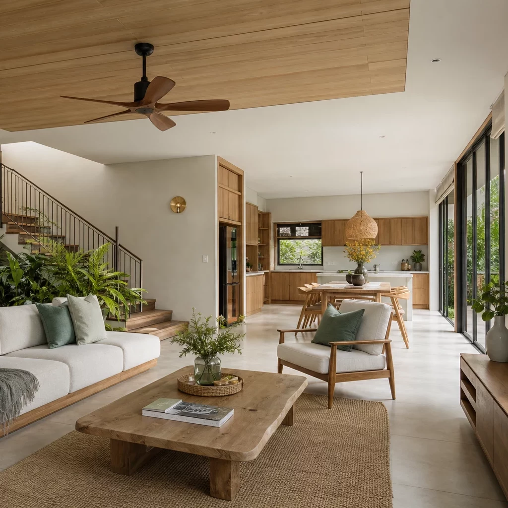 Phòng khách đẹp hiện đại đơn giản phong cách Scandinavian