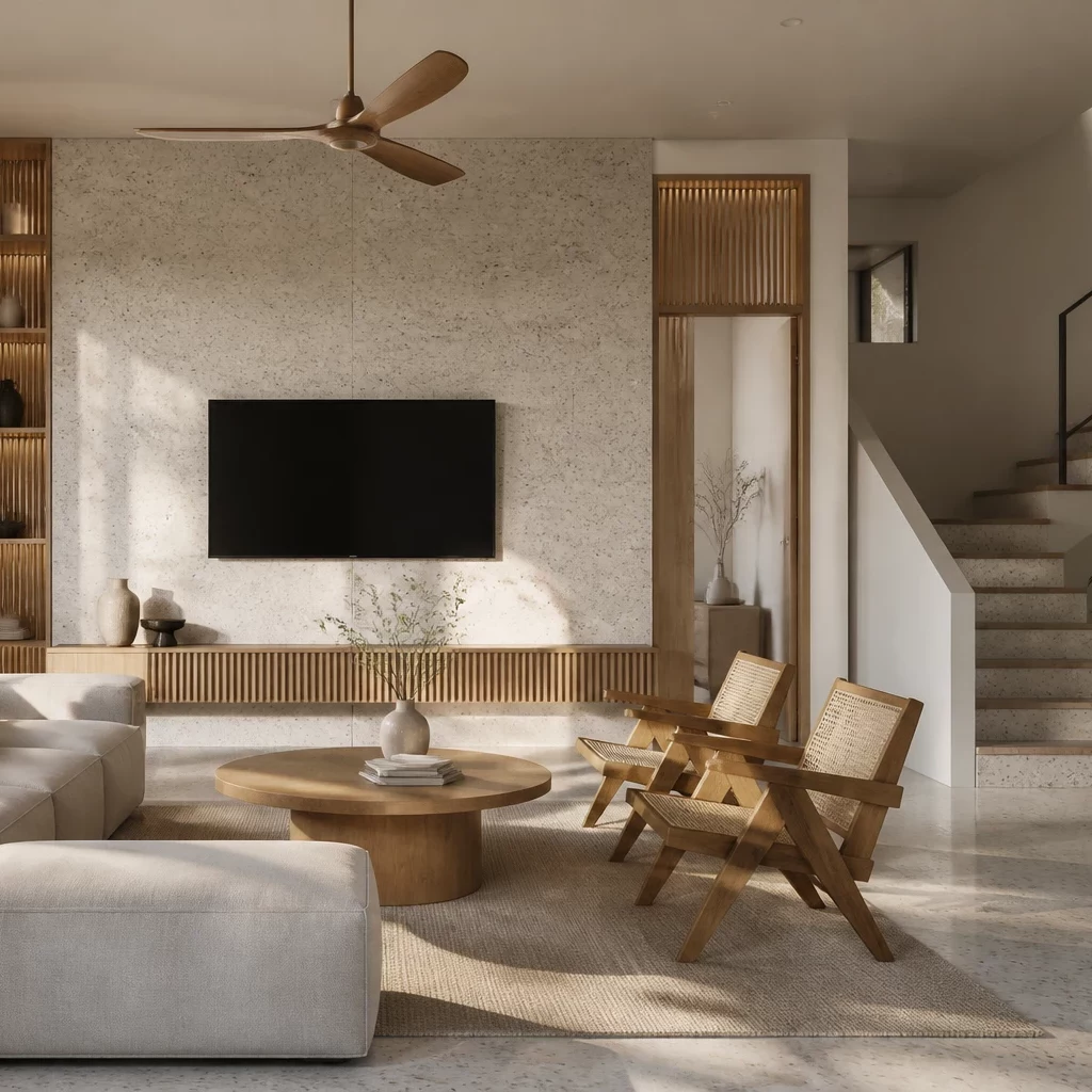 Phòng khách tối giản phong cách Minimalism