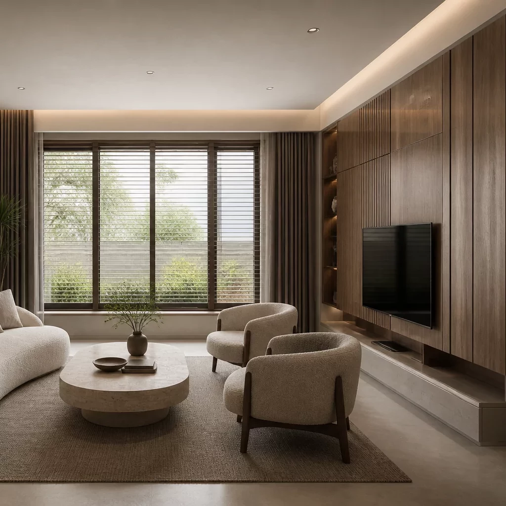 Phòng khách đẹp hiện đại đơn giản sang trọng