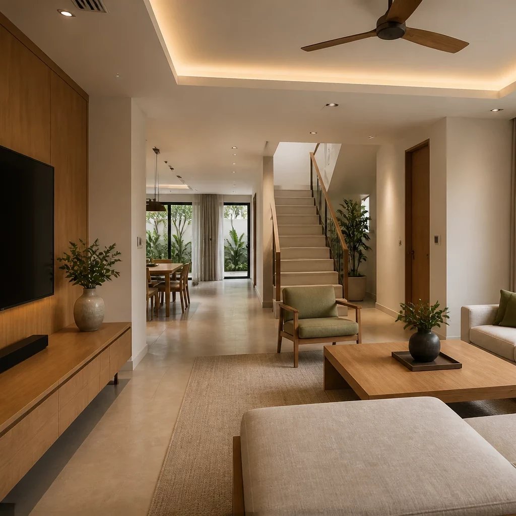 Tránh sai lầm khi thiết kế phòng khách đẹp hiện đại đơn giản