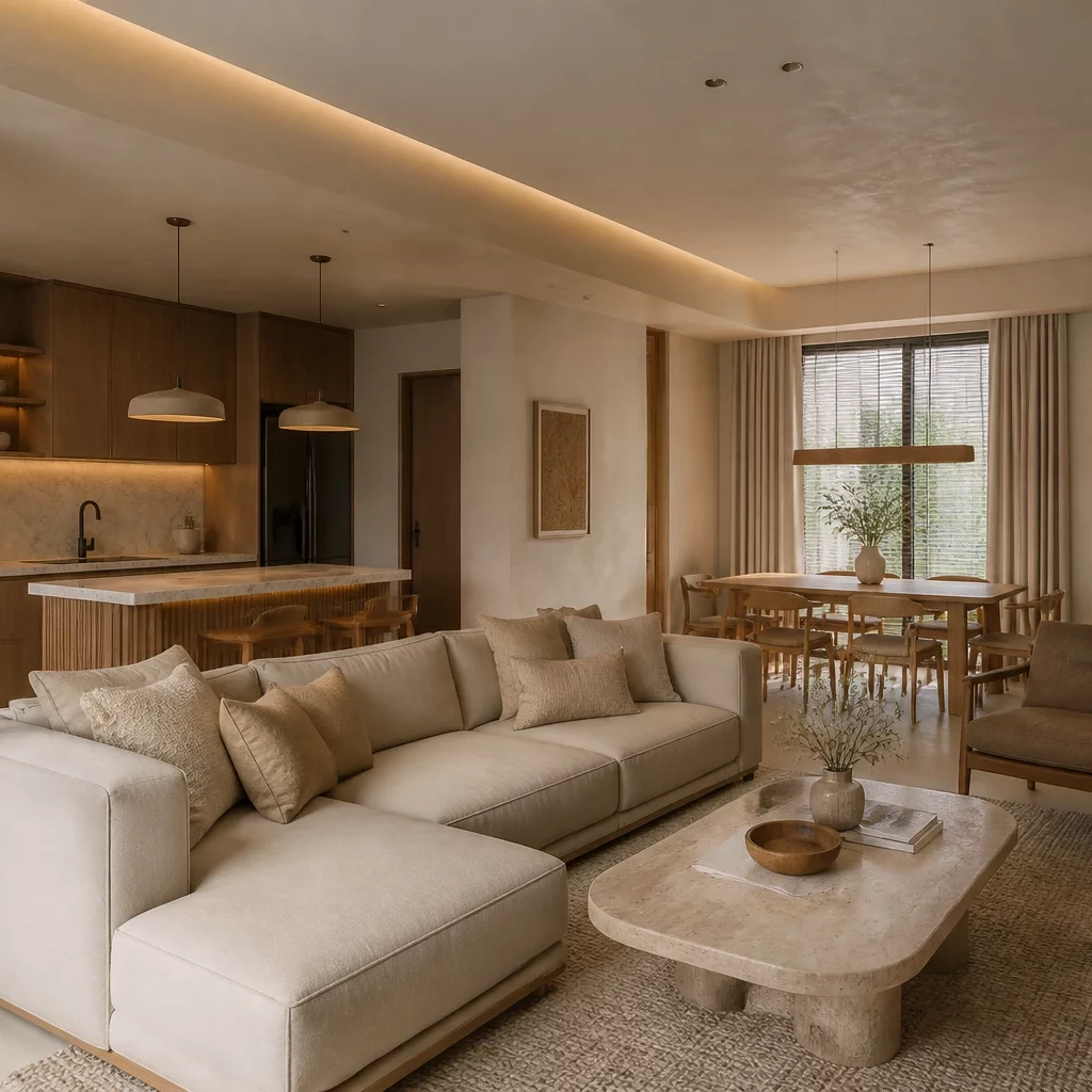 Bố trí sofa cho phòng khách nhỏ xinh
