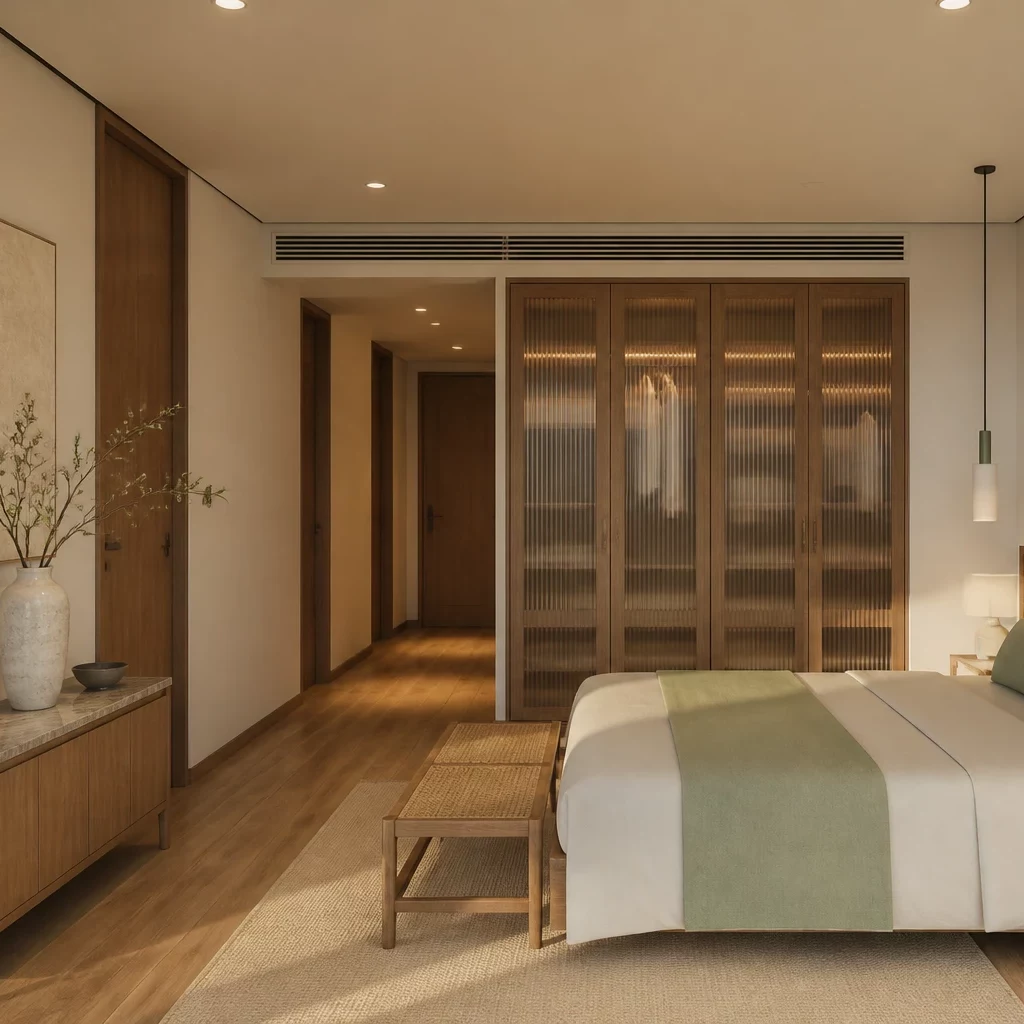 Phòng khách nhỏ đẹp phong cách Japandi