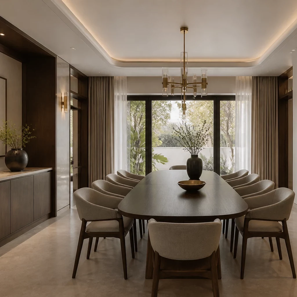 Phòng khách đẹp sang trọng kết hợp không gian biệt thự