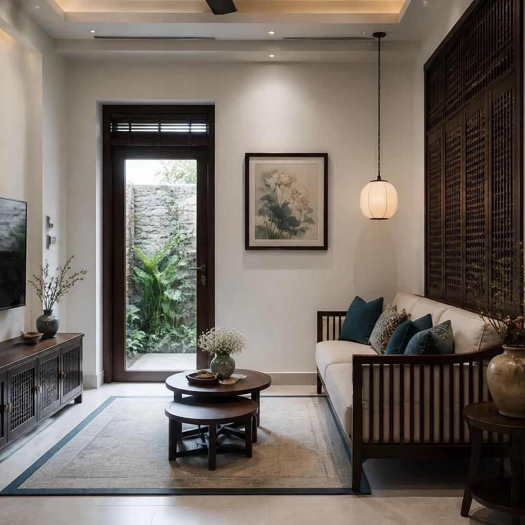 Thiết kế phòng khách tân cổ điển đương đại