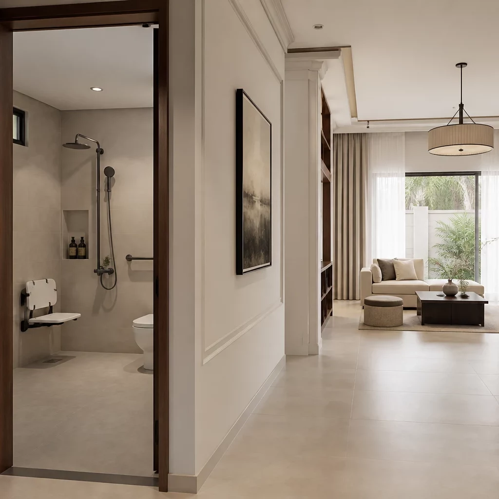 Nội thất phòng khách tân cổ điển sang trọng