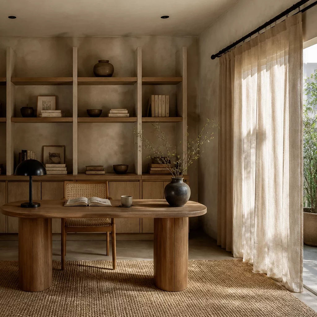 Thiết kế phòng làm việc tại nhà phong cách Scandinavian