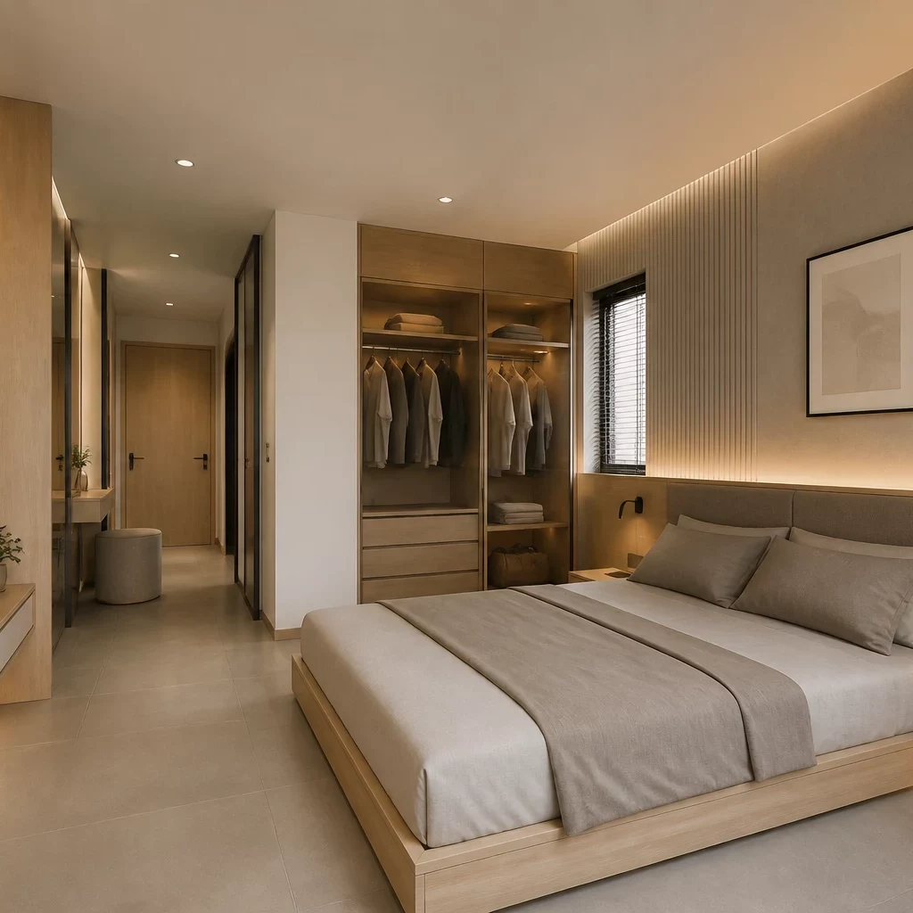 Căn hộ studio tối giản tiện nghi
