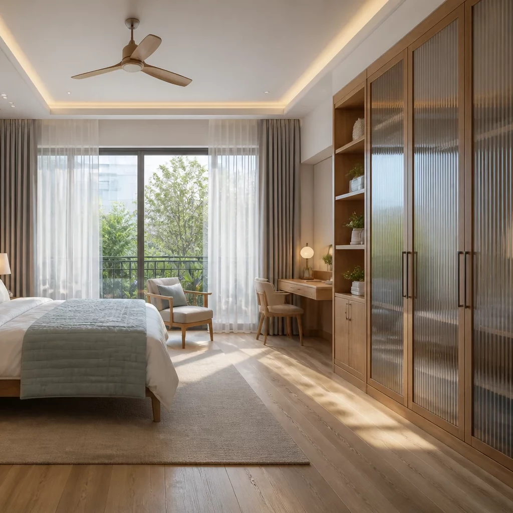 Phòng ngủ bé trai đẹp phong cách Scandinavian nhẹ nhàng