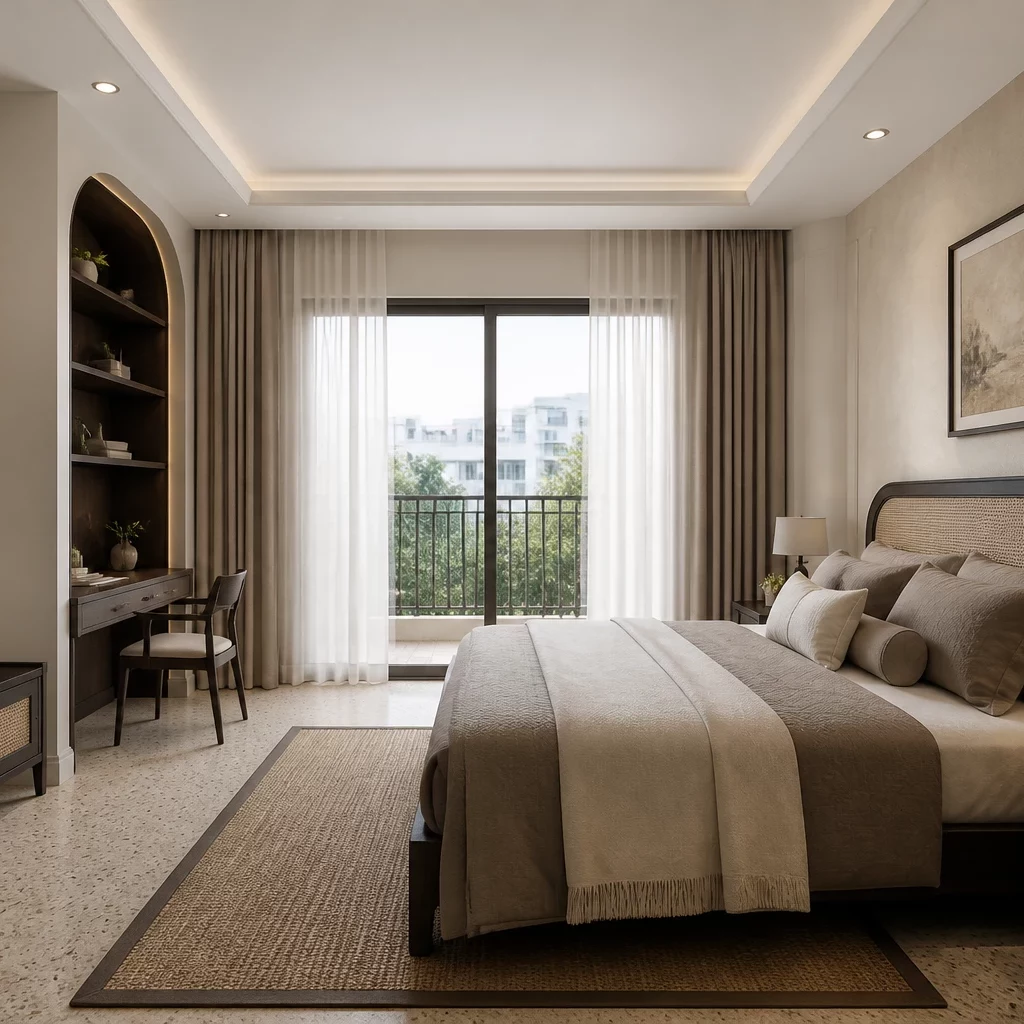 Nội thất phòng cho 2 bé trong căn hộ duplex sang trọng