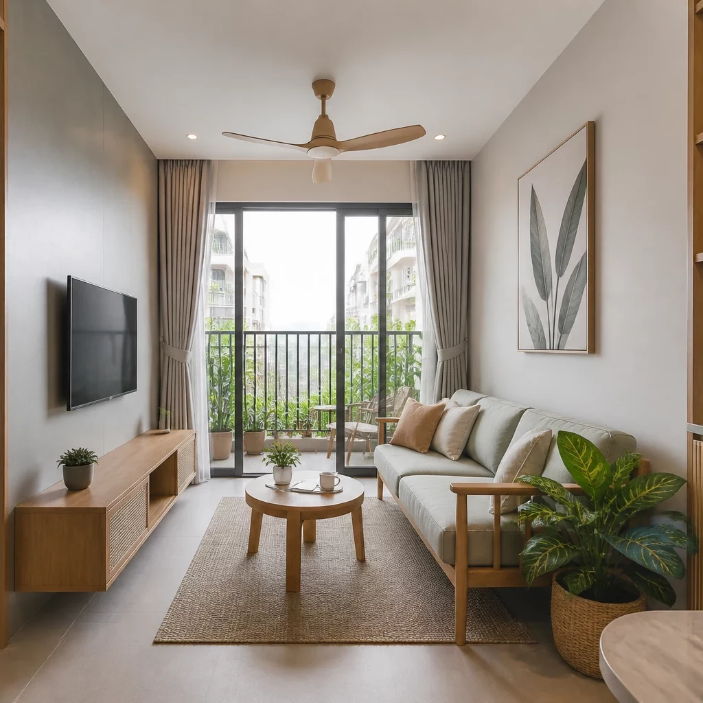 Nội thất phòng ngủ chung cư Scandinavian cho bé