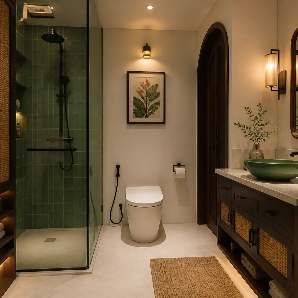 Đèn ngủ Indochine cho phòng ngủ chung cư đẹp