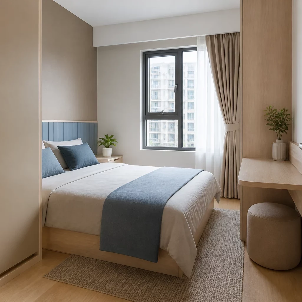 Phòng ngủ chung cư đẹp hiện đại sang trọng