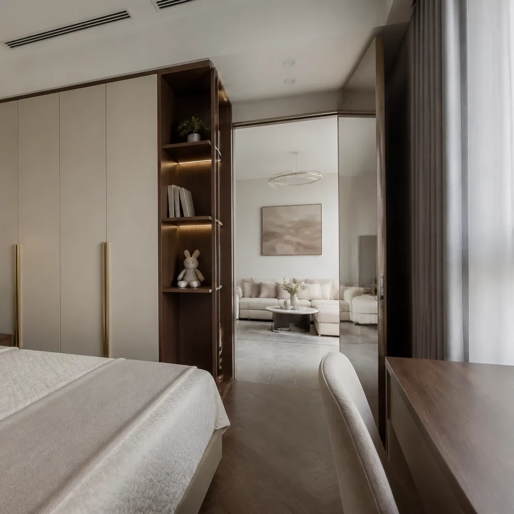 Phòng ngủ đẹp cho nữ đơn giản phong cách Minimalism