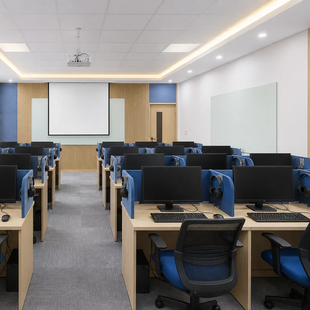 Phòng ngủ con gái hiện đại có phòng tắm riêng