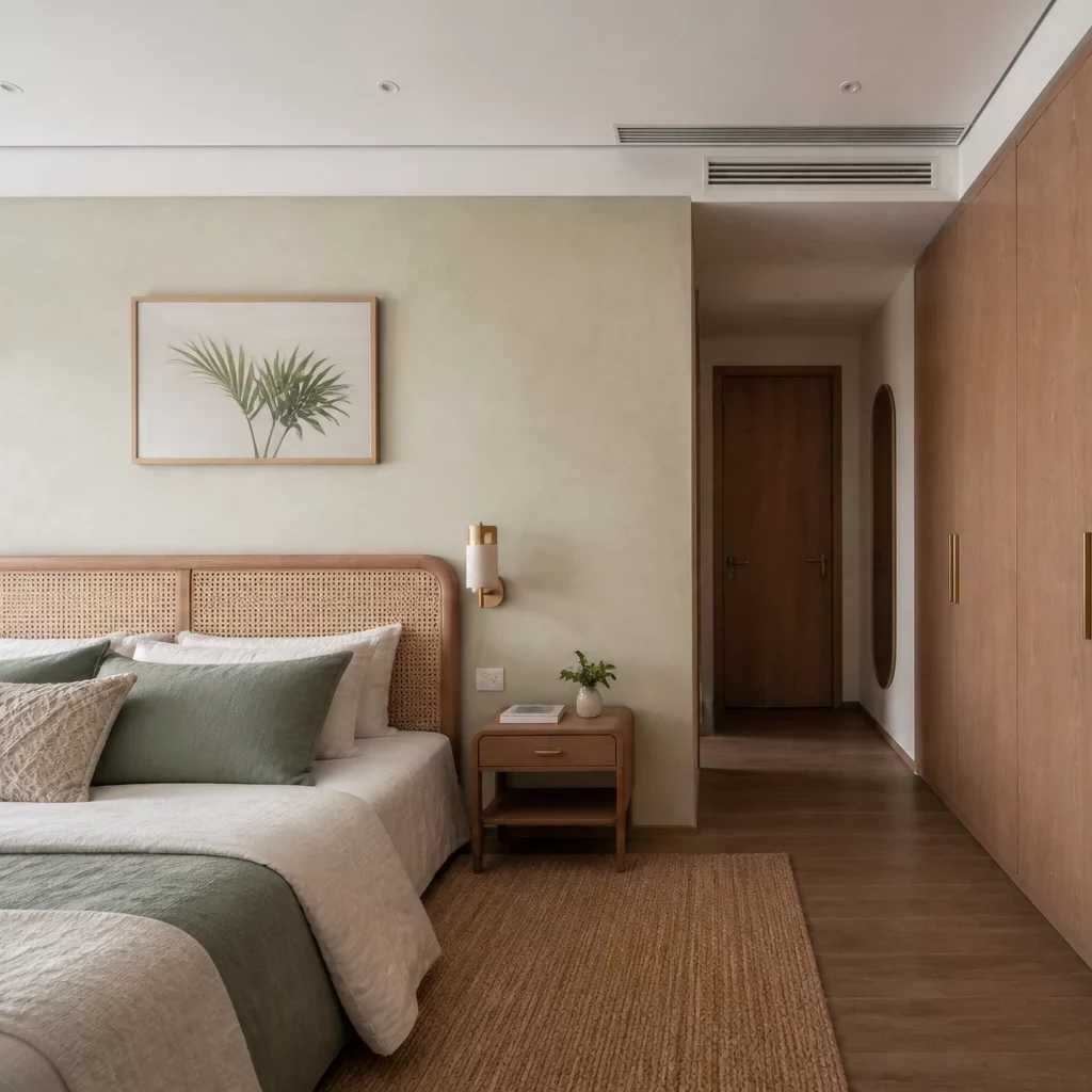 Thiết kế phòng ngủ đẹp cho nữ phong cách Scandinavian