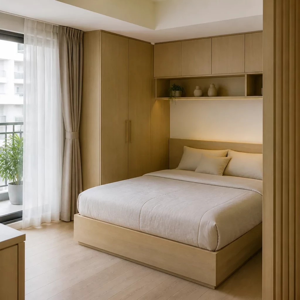 Phòng ngủ nữ cá tính phong cách Vintage tự trang trí