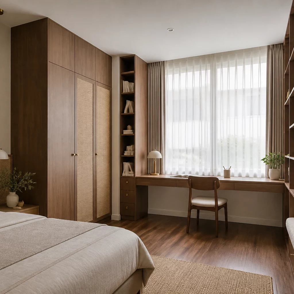 Không gian phòng ngủ đơn giản đẹp mang tính thẩm mỹ vượt thời gian