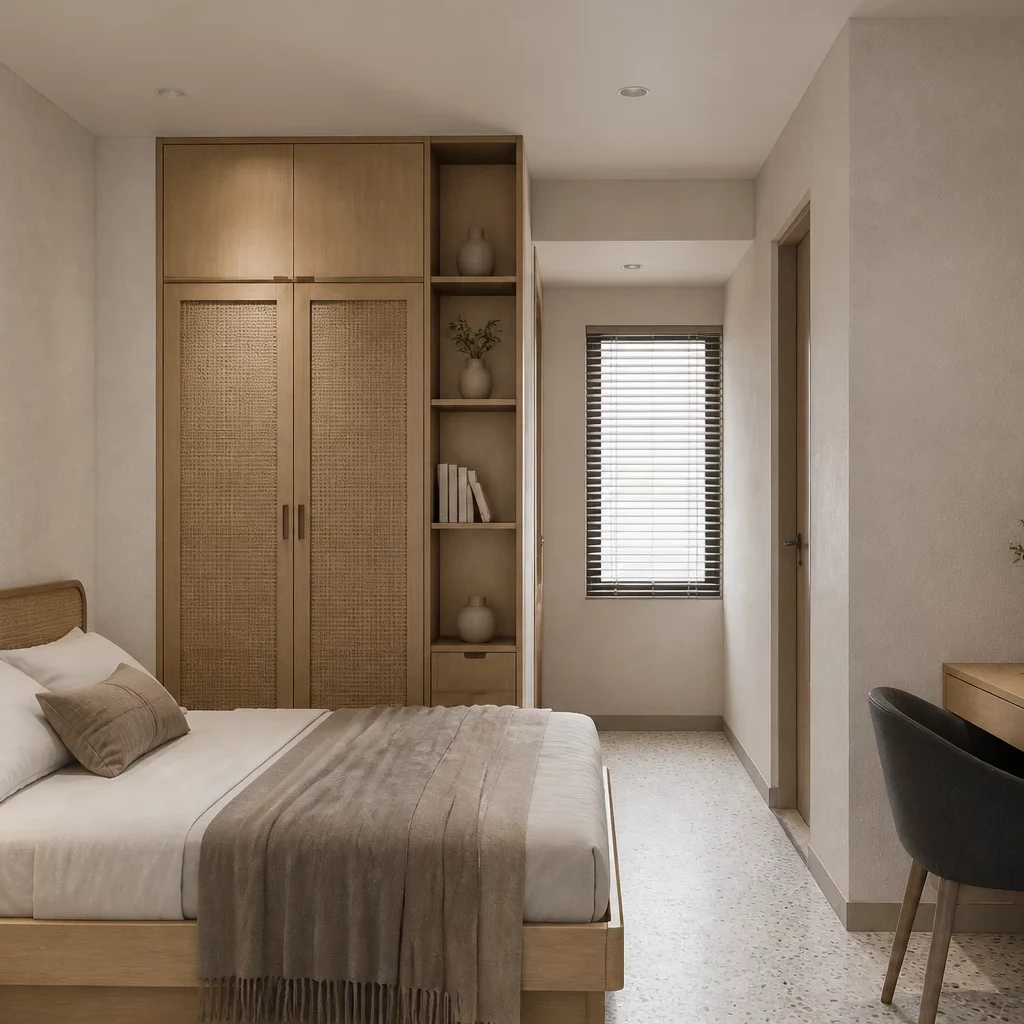 Phòng ngủ đơn giản phong cách tối giản Minimalism