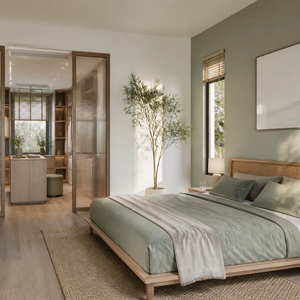 Phòng ngủ đẹp đơn giản phong cách Scandinavian