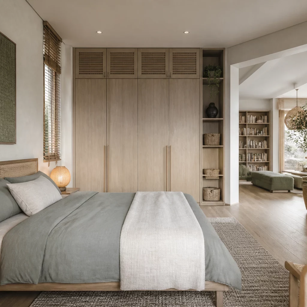 Phòng ngủ đơn giản đẹp phong cách Scandinavian