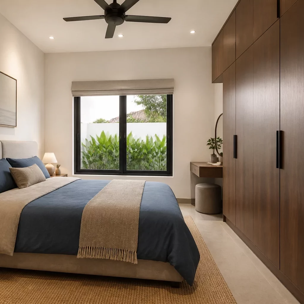 Phòng ngủ đơn giản đẹp cho bé gái