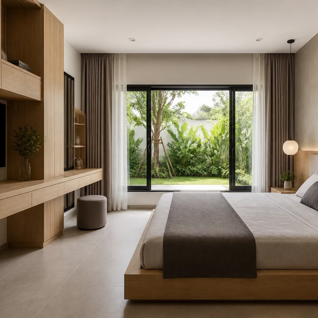 Nội thất phòng ngủ hiện đại tối ưu công năng